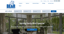 Desktop Screenshot of bearsunrooms.com
